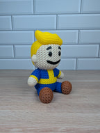 Knit-Texture Look Fallout Vault Boy Figurine
