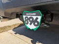 Personalized Motocross Number Plate Hitch Cover