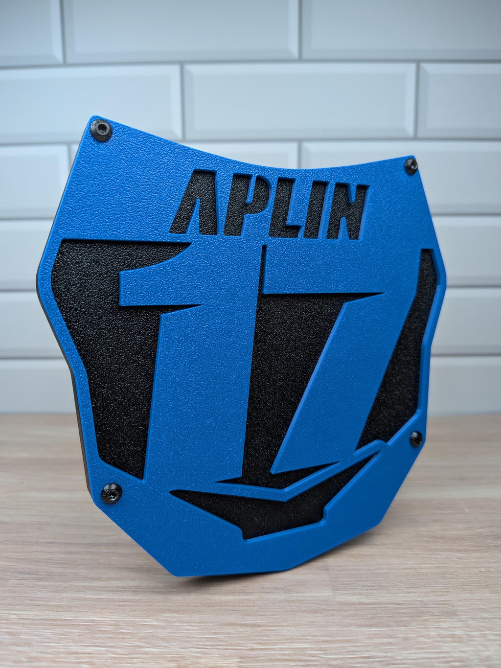 Personalized Motocross Number Plate Trailer Hitch Cover