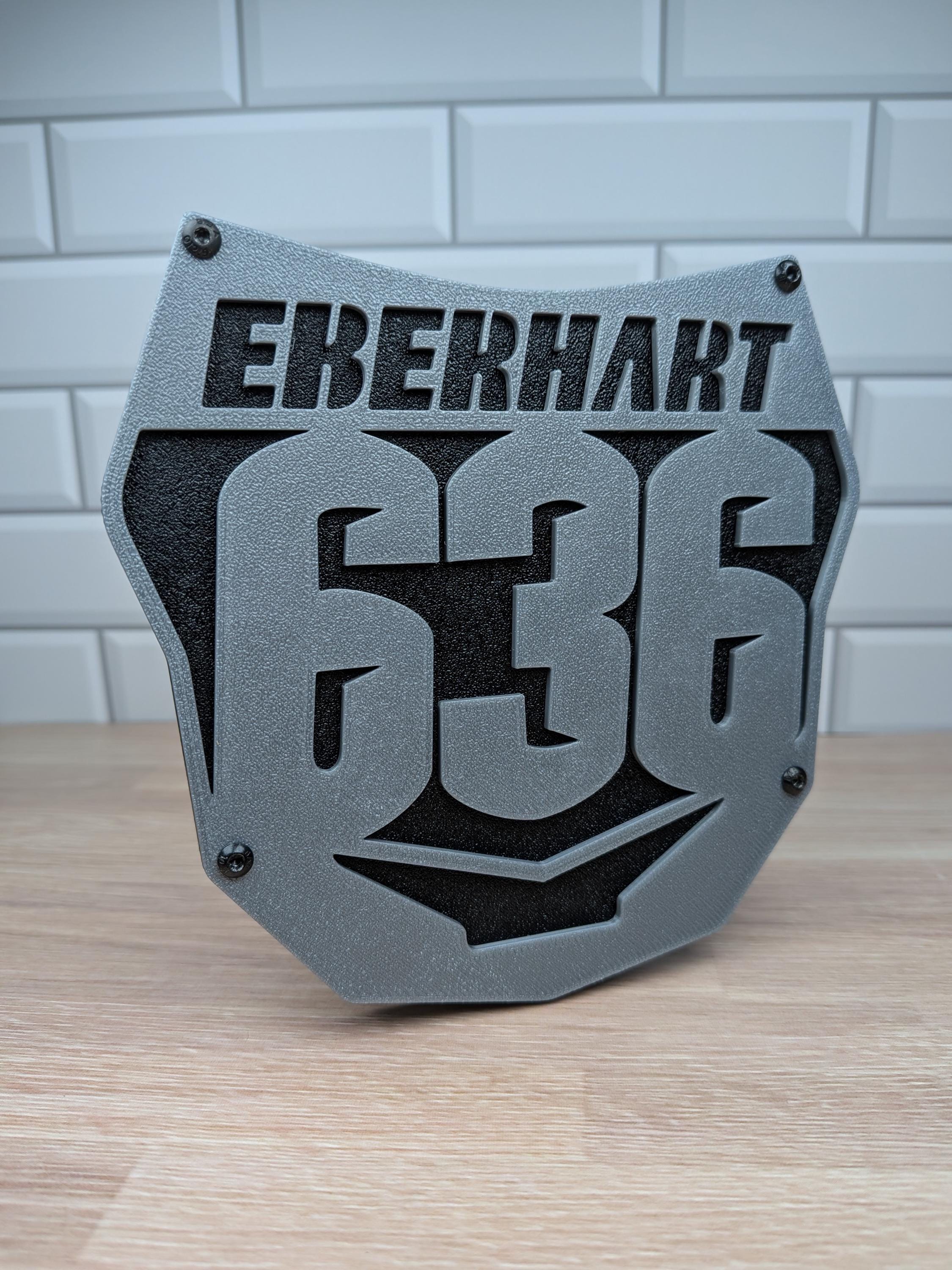 Personalized Motocross Number Plate Trailer Hitch Cover