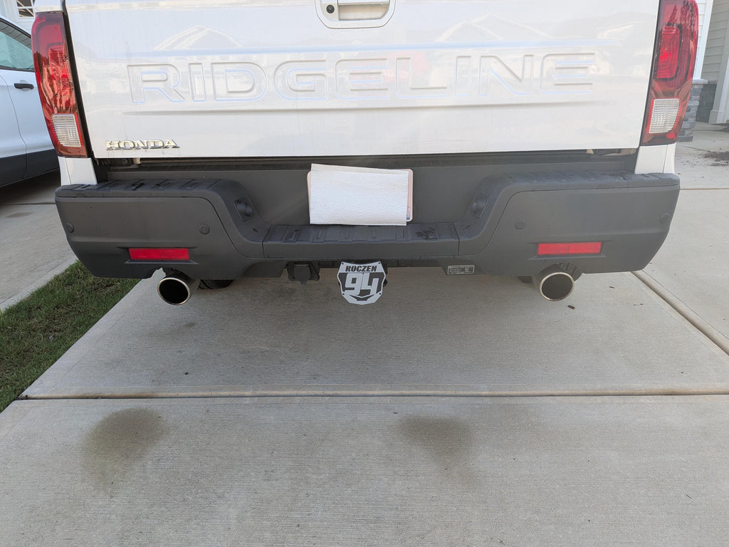 Personalized Motocross Number Plate Trailer Hitch Cover
